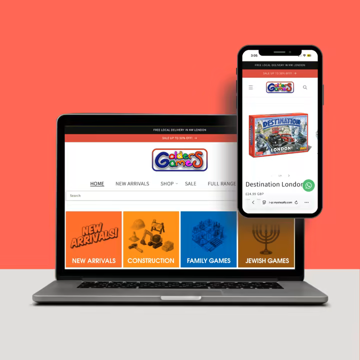 Golders Games homepage
