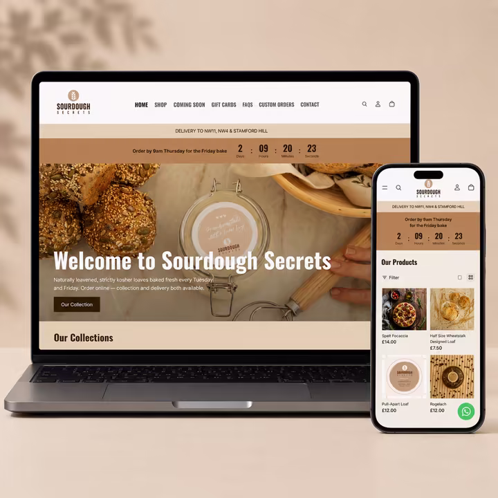 Sourdough Secrets homepage